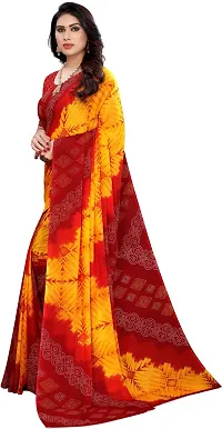 Beautiful Georgette Saree with Blouse piece-thumb1