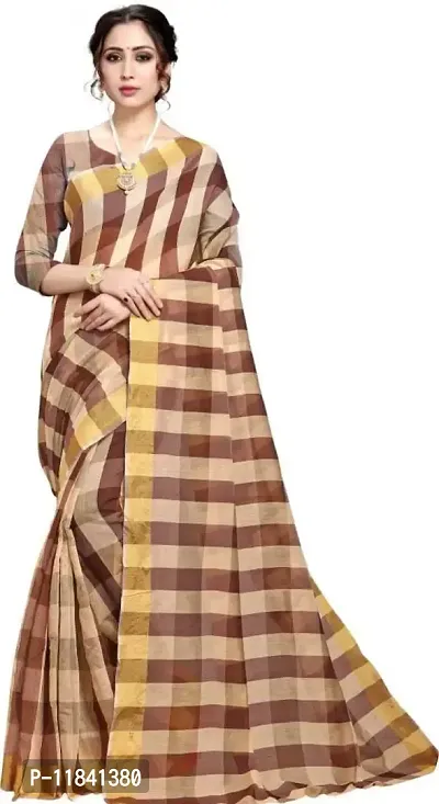 Beautiful Art Silk Saree with Blouse piece-thumb0