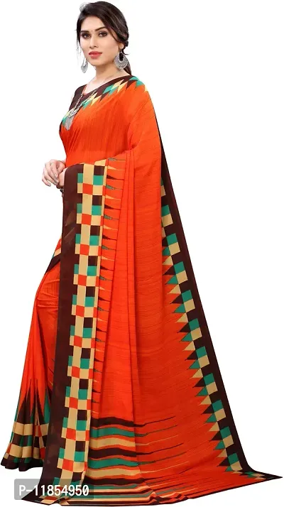 Beautiful Georgette Saree with Blouse piece-thumb2