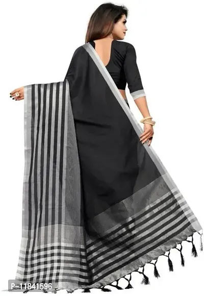 Beautiful Art Silk Saree with Blouse piece-thumb2