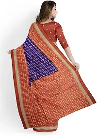 Beautiful Art Silk Saree with Blouse piece-thumb1