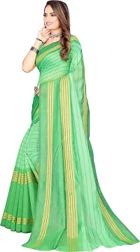 Beautiful Cotton Silk Saree with Blouse piece-thumb1