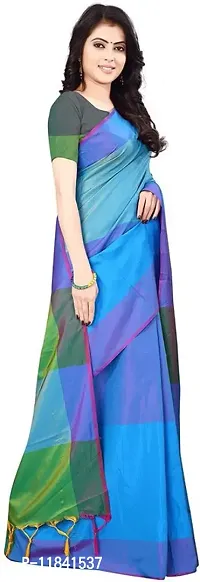 Beautiful Art Silk Saree with Blouse piece-thumb4