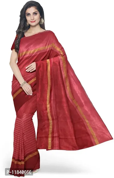 Beautiful Cotton Silk Saree with Blouse piece-thumb0