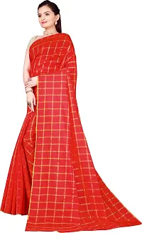 Beautiful Cotton Silk Saree with Blouse Piece-thumb1