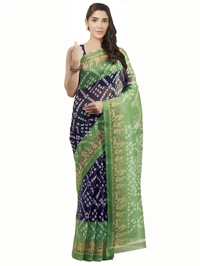 Women Beautiful Art Silk Saree with Blouse piece