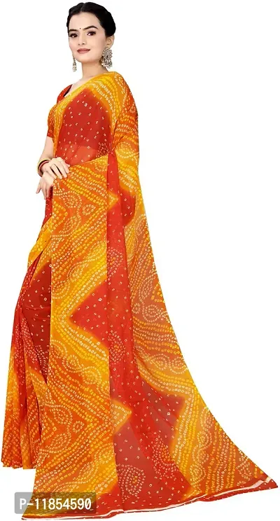 Beautiful Georgette Saree with Blouse piece-thumb4