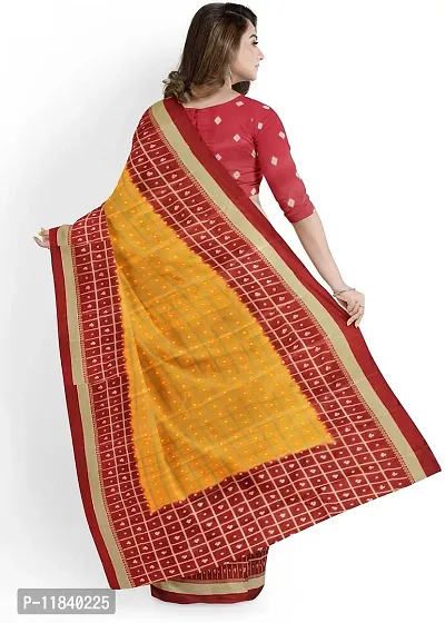 Beautiful Art Silk Saree with Blouse piece-thumb2