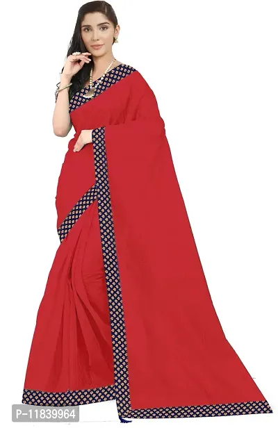 Beautiful Art Silk Saree with Blouse piece-thumb0