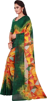 Beautiful Georgette Saree with Blouse piece-thumb1