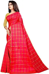 Beautiful Art Silk Saree with Blouse piece-thumb2