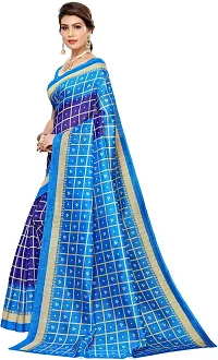 Beautiful Art Silk Saree with Blouse Piece-thumb1