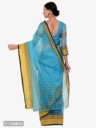 Beautiful Cotton Silk Saree with Blouse piece-thumb2