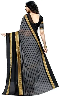 Beautiful Cotton Silk Saree with Blouse Piece-thumb1