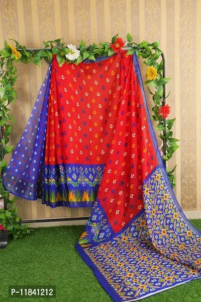 Beautiful Art Silk Saree with Blouse piece