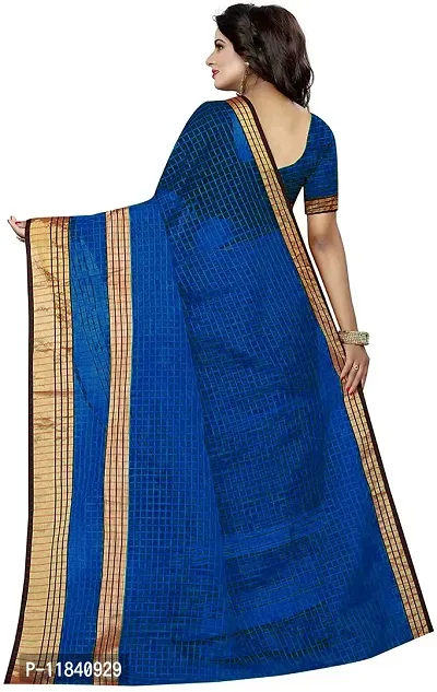 Beautiful Cotton Silk Saree With Blouse Piece Pack Of 2-thumb2