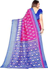 Beautiful Art Silk Saree with Blouse piece-thumb1