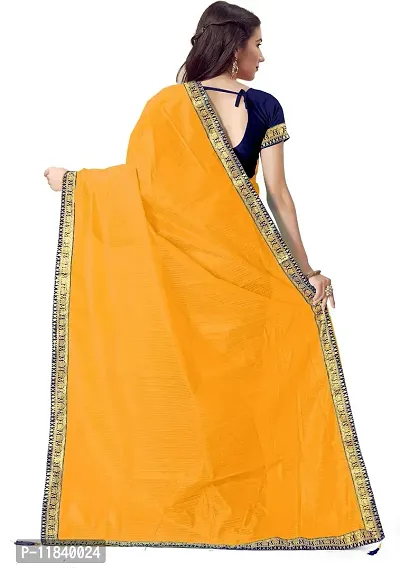 Beautiful Art Silk Saree with Blouse piece-thumb2