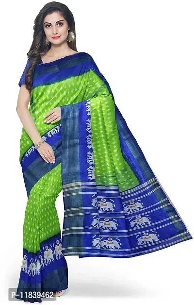 Beautiful Art Silk Saree with Blouse piece-thumb0