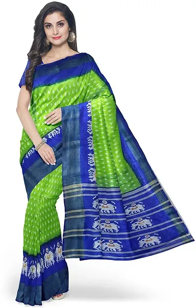 Beautiful Art Silk Saree with Blouse piece