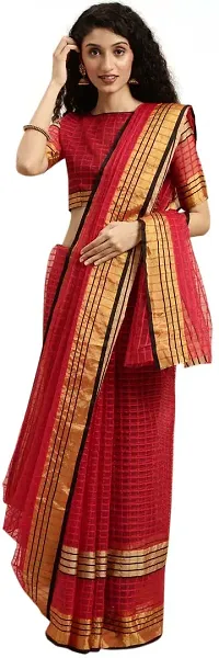 Beautiful Art Silk Saree With Blouse Piece Pack Of 2-thumb3