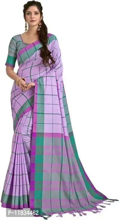 Beautiful Art Silk Saree with Blouse Piece-thumb0