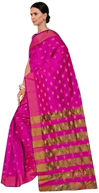 Beautiful Art Silk Saree with Blouse piece-thumb2