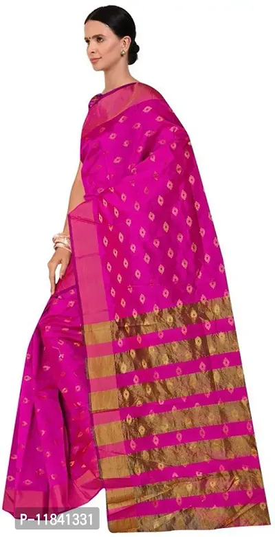 Beautiful Art Silk Saree with Blouse piece-thumb3