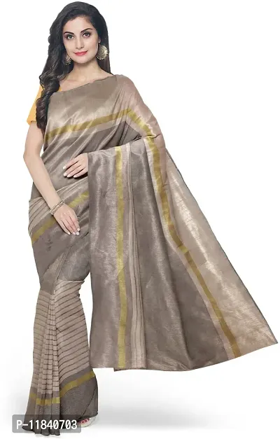 Beautiful Cotton Silk Saree with Blouse piece-thumb0