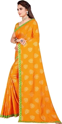 Beautiful Art Silk Saree with Blouse piece-thumb2