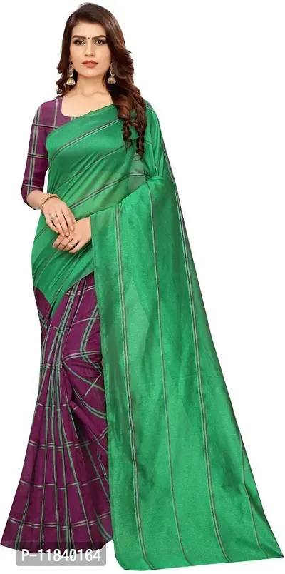 Beautiful Cotton Silk Saree with Blouse piece