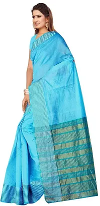 Beautiful Art Silk Saree with Blouse piece-thumb2