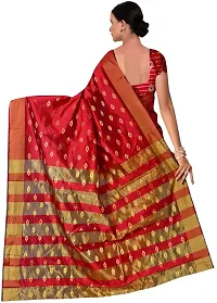 Beautiful Art Silk Saree with Blouse piece-thumb2