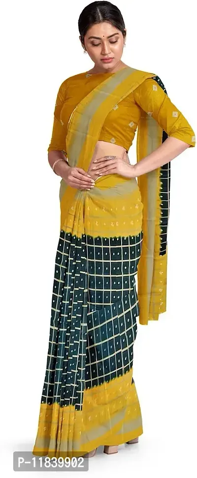 Beautiful Art Silk Saree with Blouse piece-thumb3