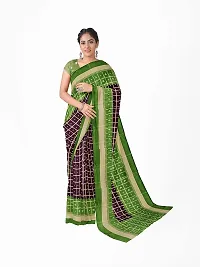 Beautiful Art Silk Saree with Blouse piece-thumb1