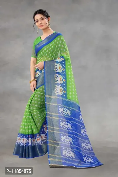 Beautiful Art Silk Saree with Blouse piece-thumb3