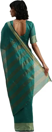 Beautiful Art Silk Saree with Blouse Piece-thumb1