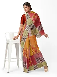 Beautiful Georgette Saree with Blouse piece-thumb1