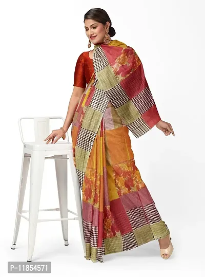 Beautiful Georgette Saree with Blouse piece-thumb2