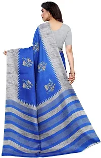 Beautiful Art Silk Saree with Blouse piece-thumb3