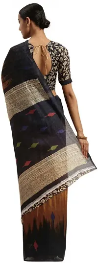 Beautiful Art Silk Saree with Blouse Piece-thumb1