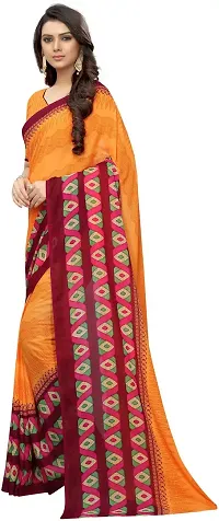 Beautiful Georgette Saree with Blouse piece-thumb1