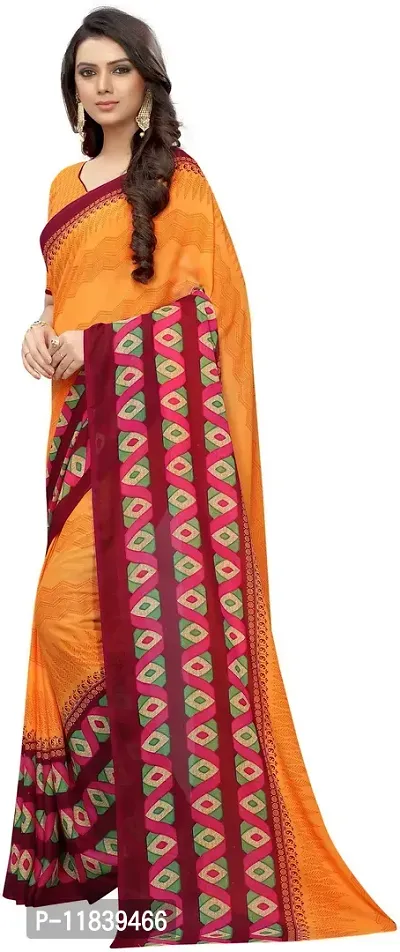 Beautiful Georgette Saree with Blouse piece-thumb2