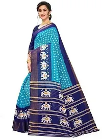 Beautiful Art Silk Saree with Blouse piece-thumb1