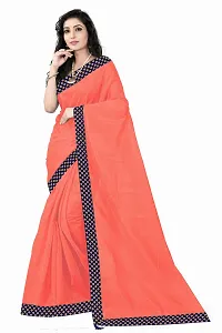 Beautiful Art Silk Saree With Blouse Piece Pack Of 2-thumb1