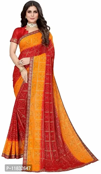 Beautiful Art Silk Saree with Blouse Piece