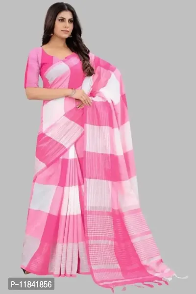 Beautiful Art Silk Saree with Blouse piece-thumb3