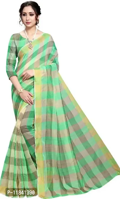 Beautiful Art Silk Saree with Blouse piece-thumb0