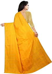 Beautiful Art Silk Saree with Blouse Piece-thumb1