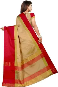 Beautiful Art Silk Saree with Blouse Piece-thumb1